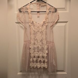 A'reve Anthro Lace top